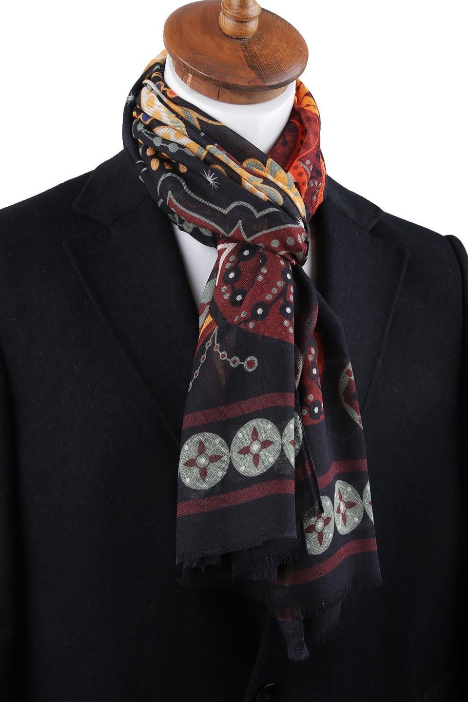Perry Style Çok Renkli İtalyan Modal Kaşkol MDL45