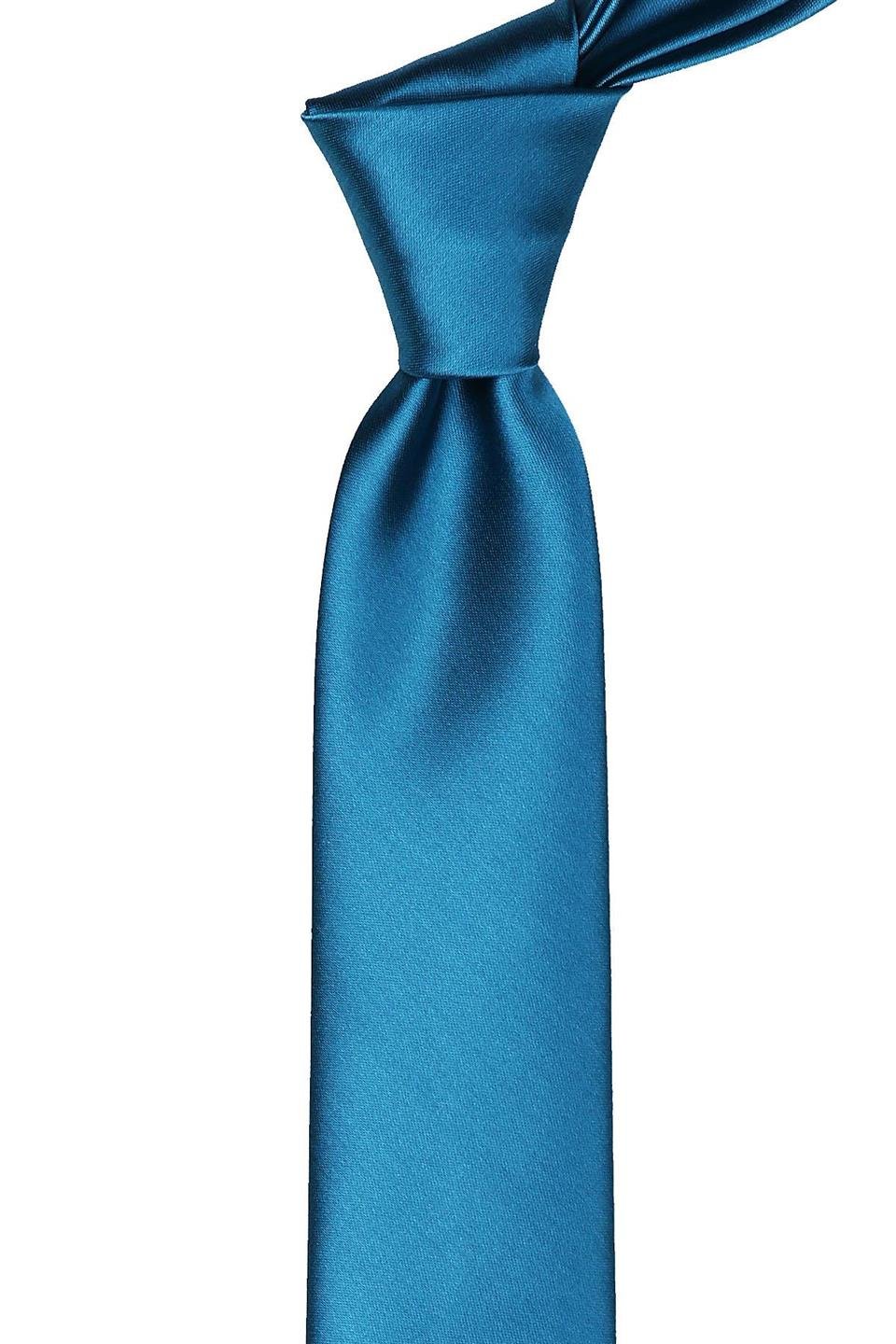 Petrol Yeşili Düz Slim Kravat SK4502