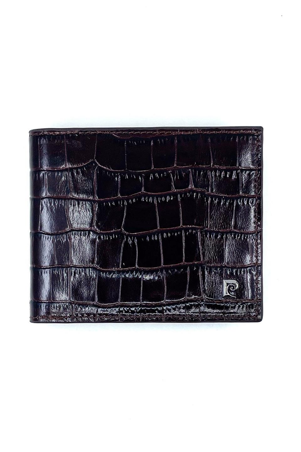 Pierre Cardin Kahverengi Croco Erkek Cüzdan 22065CROK