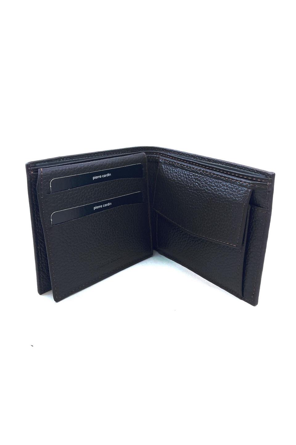 Pierre Cardin Kahverengi Flother Analin Erkek Cüzdan 12662KR