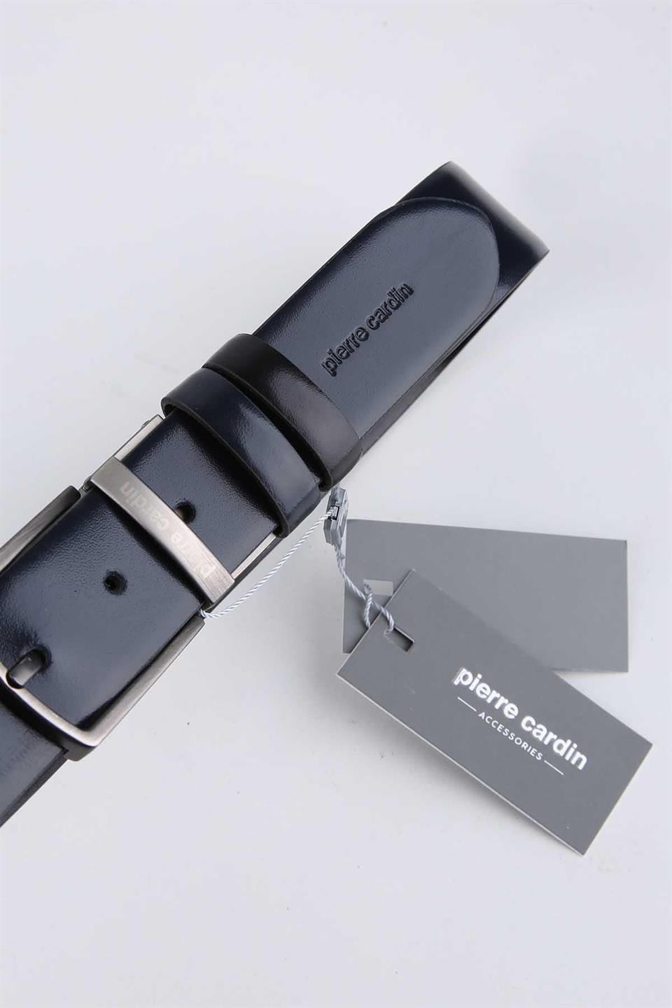 Pierre Cardin Klasik Deri Lacivert - Siyah Kemer 2105LS