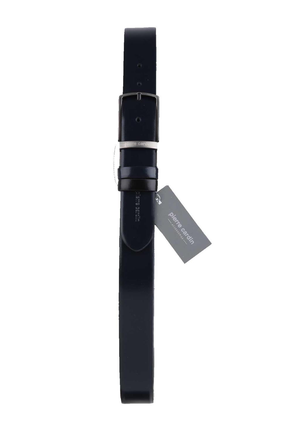 Pierre Cardin Klasik Deri Lacivert - Siyah Kemer 2105LS