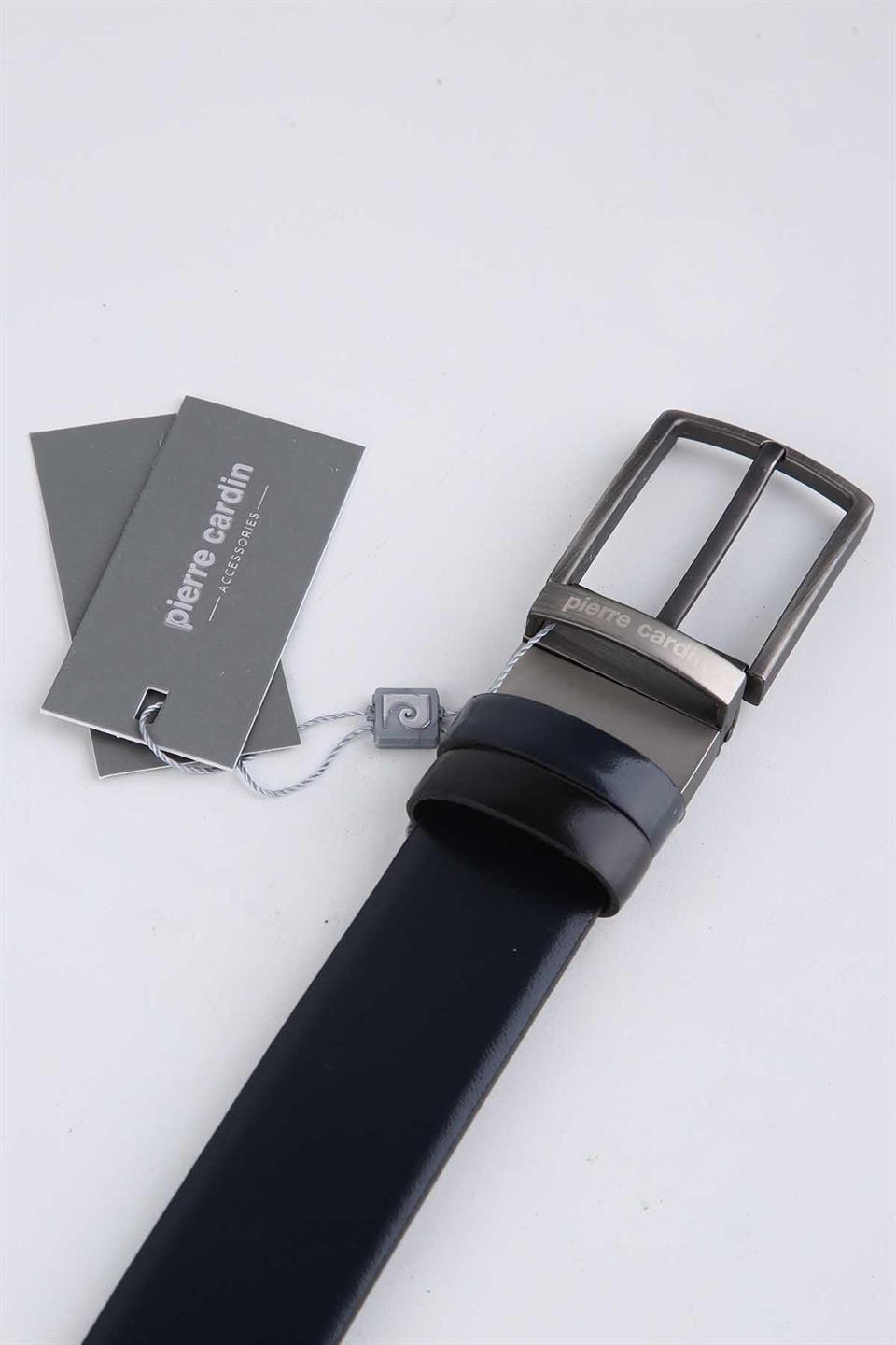 Pierre Cardin Klasik Deri Lacivert - Siyah Kemer 2105LS