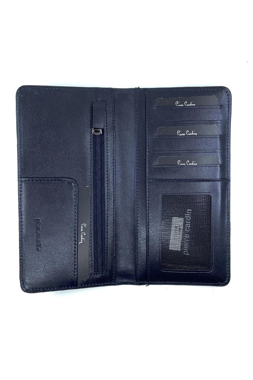 Pierre Cardin Lacivert Lüks Örme Erkek Cüzdan 11055KL