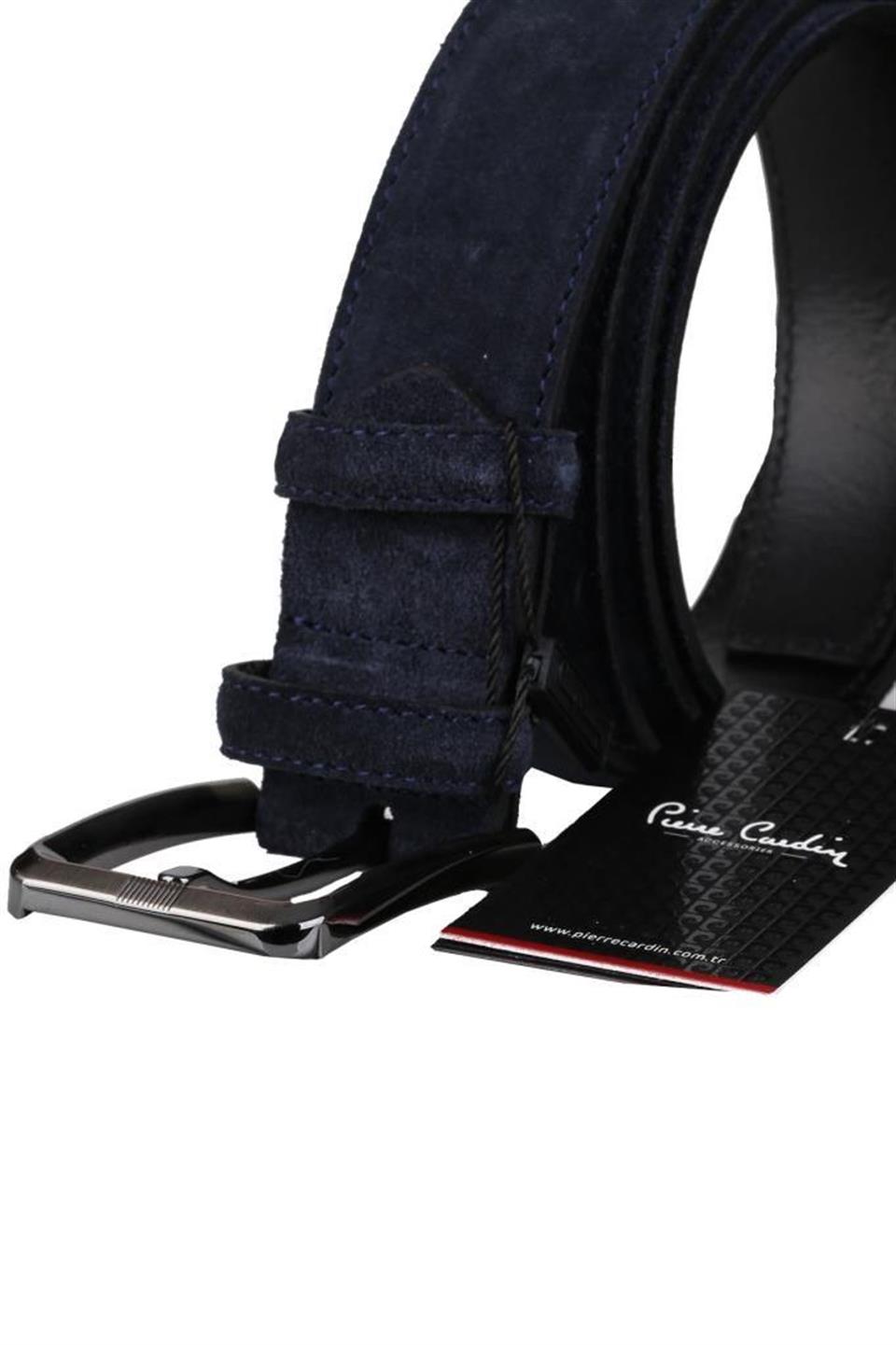 Pierre Cardin Lacivert Süet Erkek Kemer KE30