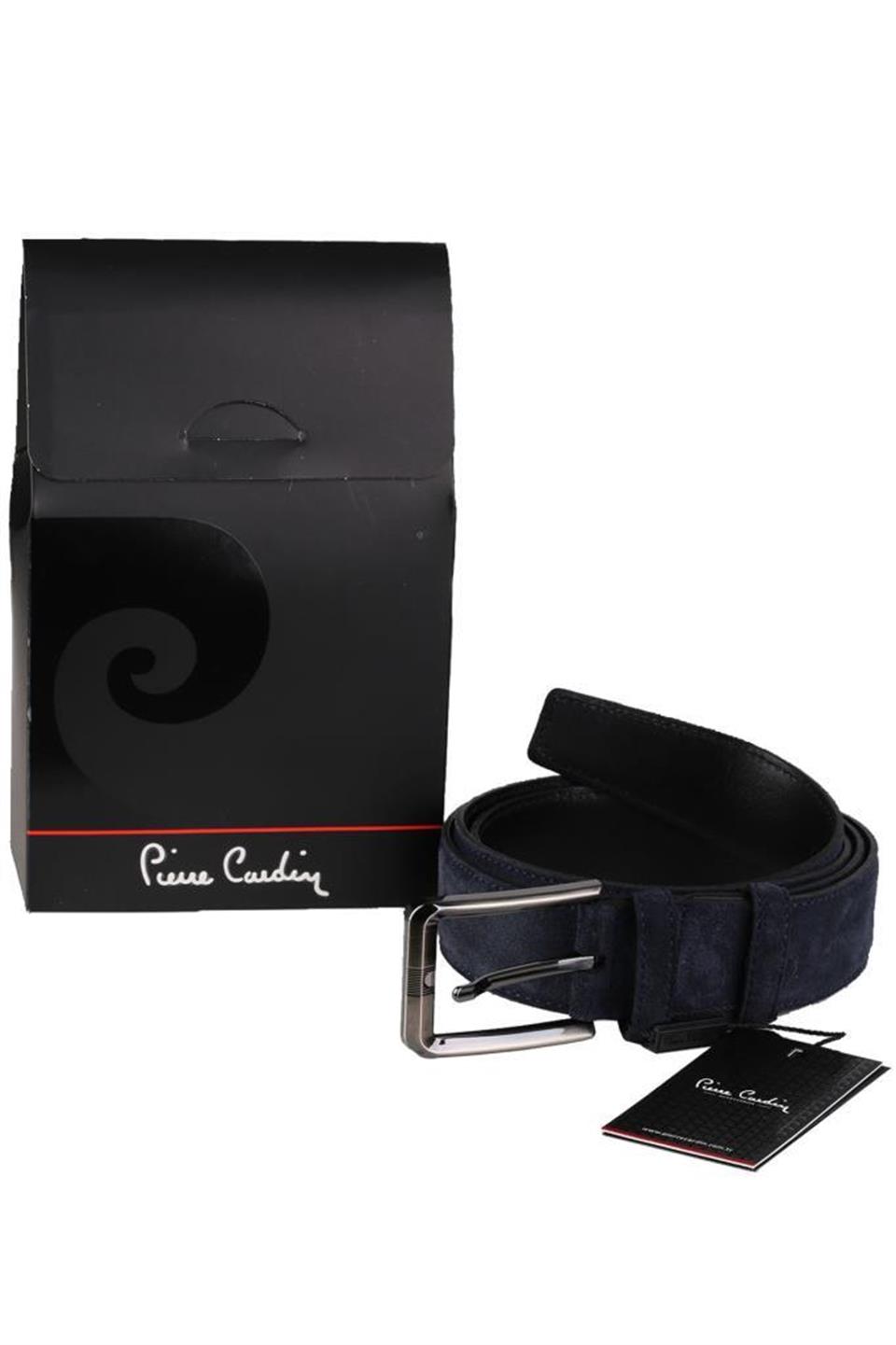 Pierre Cardin Lacivert Süet Erkek Kemer KE30