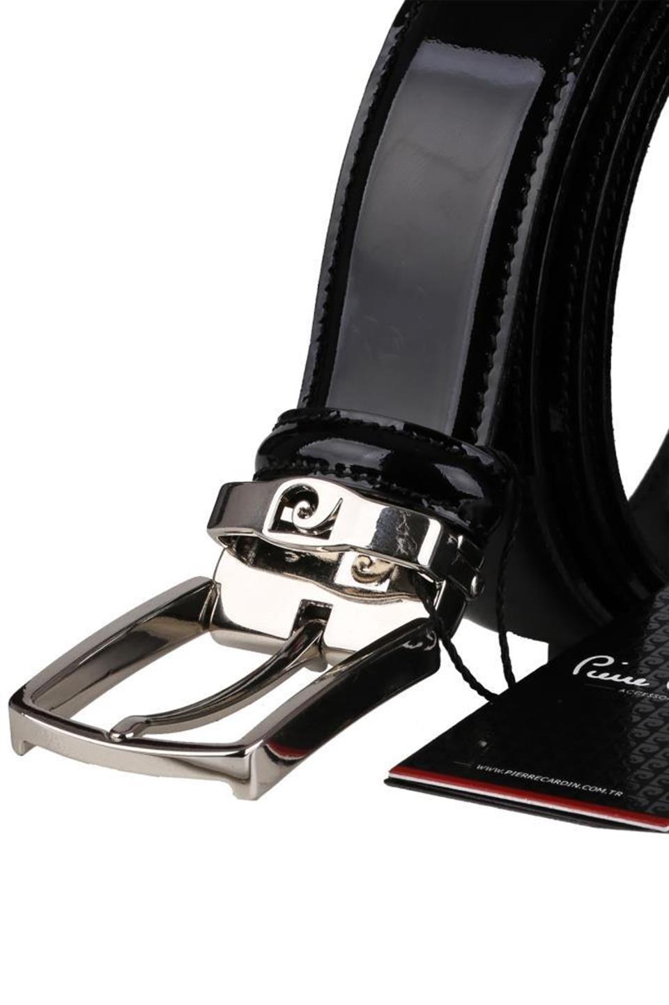 Pierre Cardin Siyah Rugan Erkek Kemer KE22