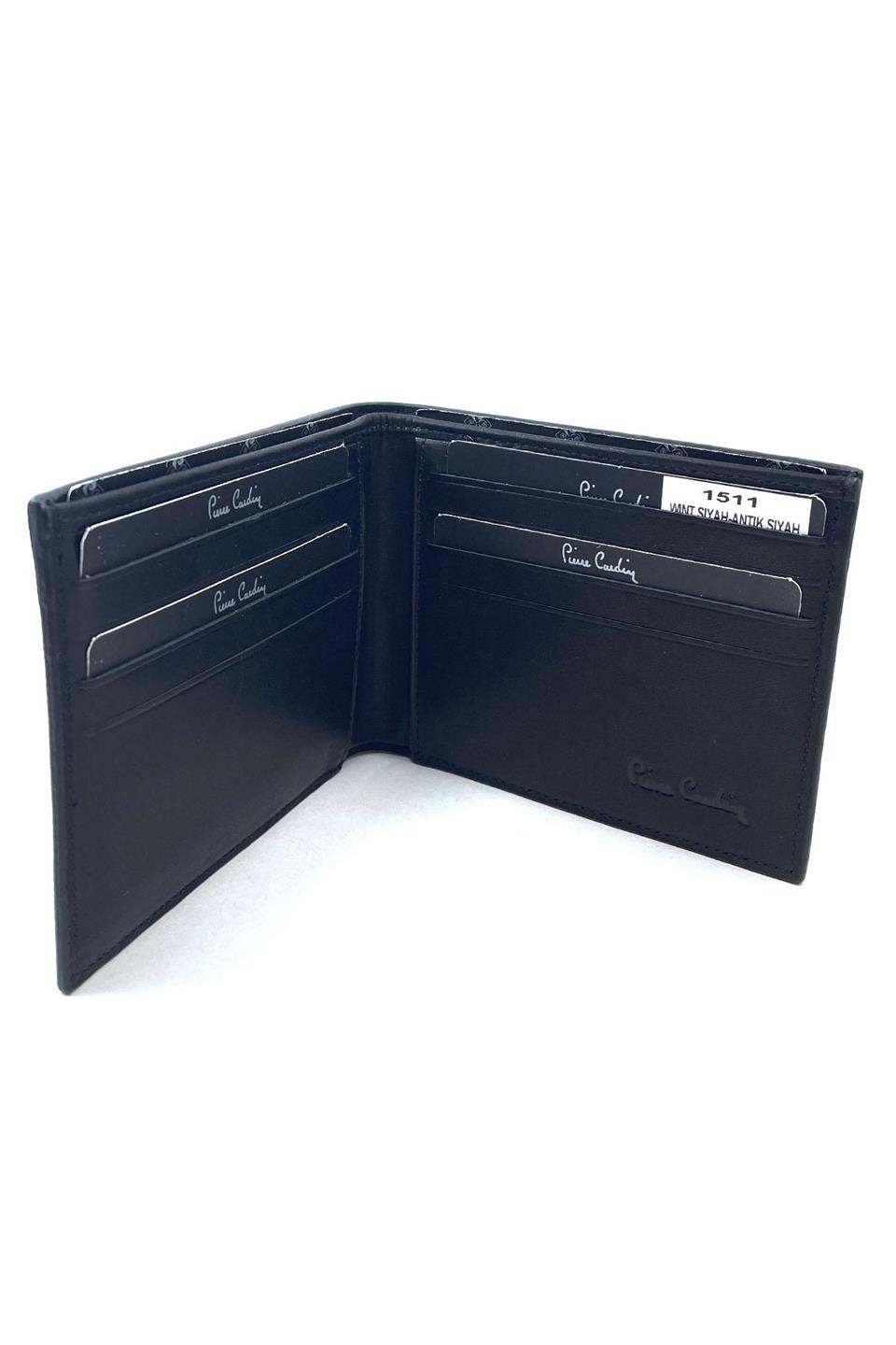 Pierre Cardin Siyah Wint Antik Erkek Cüzdan 1511S