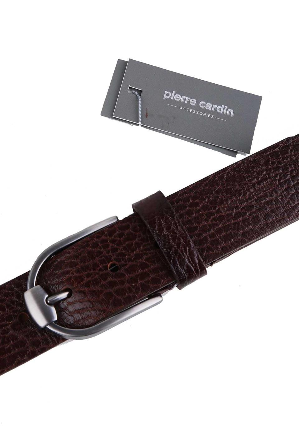 Pierre Cardin Spor Deri Kahverengi Kemer 3000K