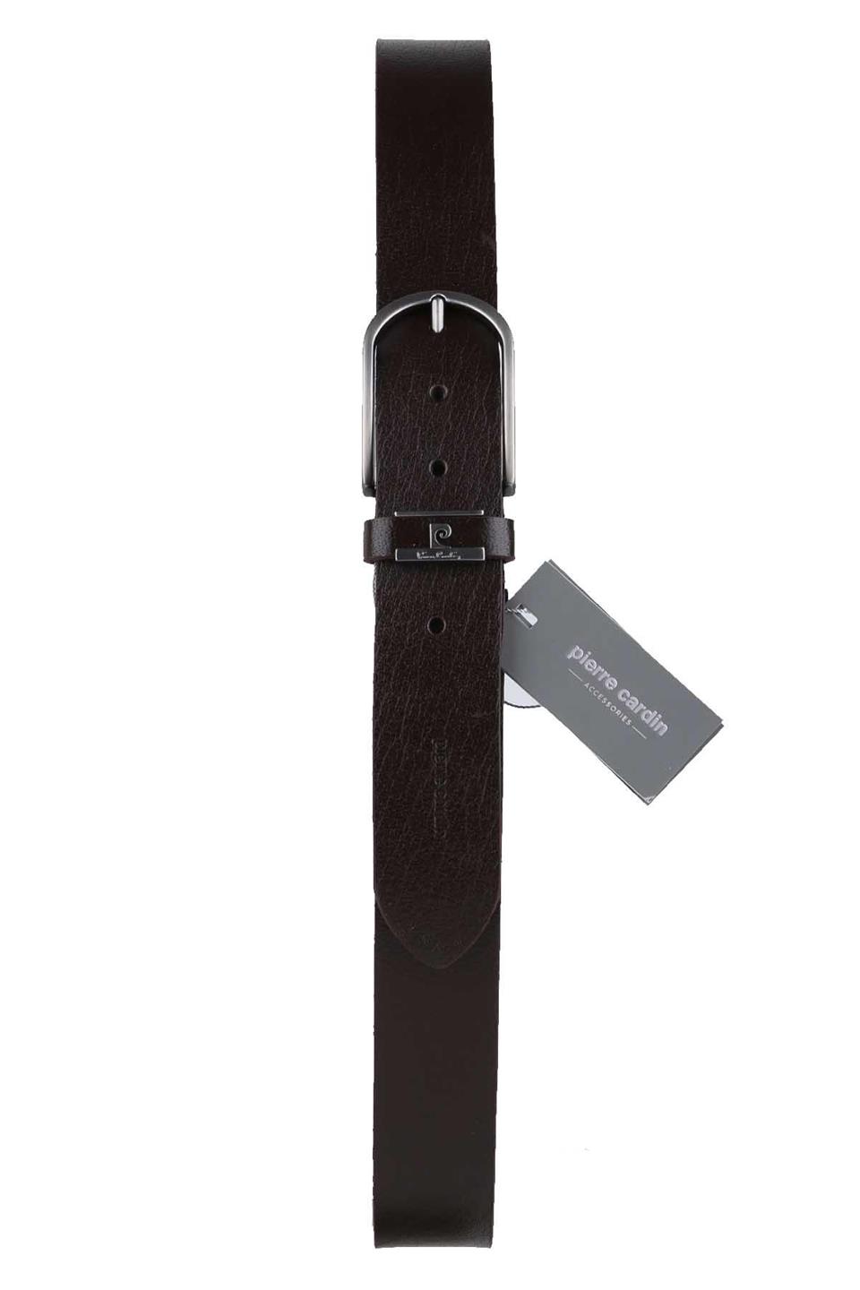 Pierre Cardin Spor Deri Kahverengi Kemer 3101K