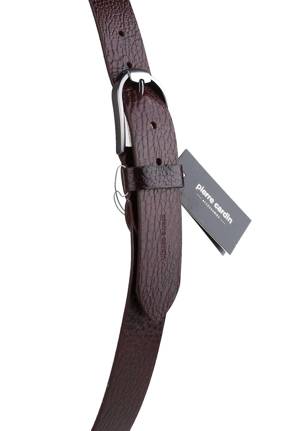 Pierre Cardin Spor Deri Kahverengi Kemer 3000K