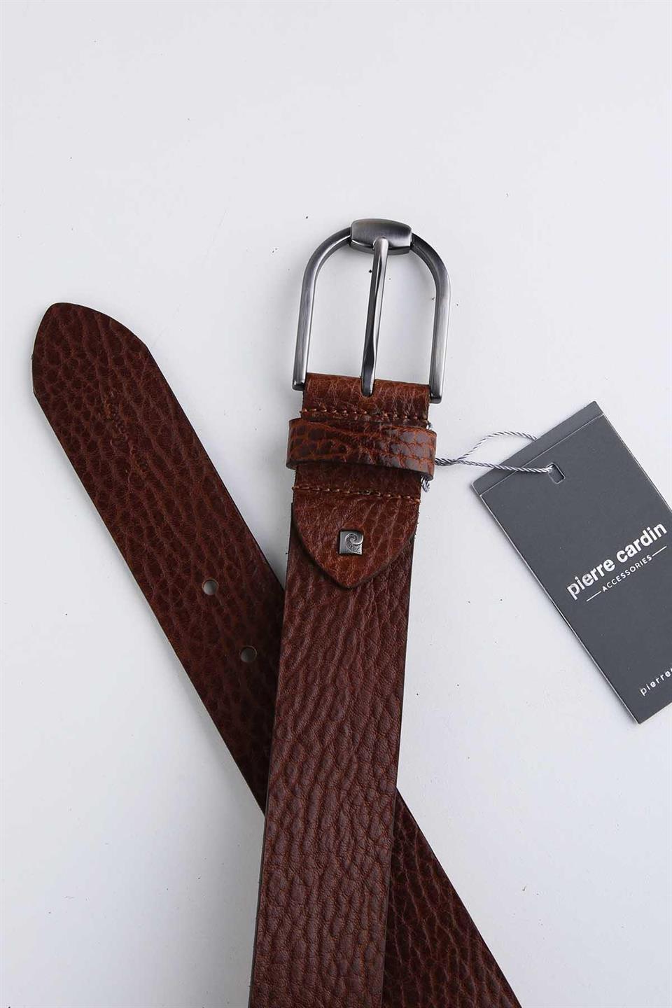 Pierre Cardin Spor Deri Taba Kemer 3000T