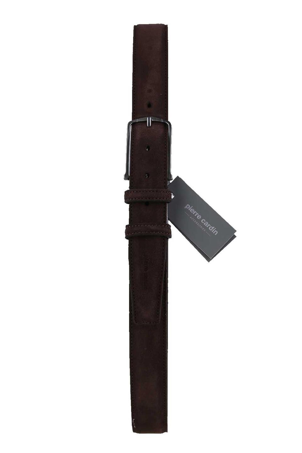 Pierre Cardin Süet Deri Kahve Kemer 2000K