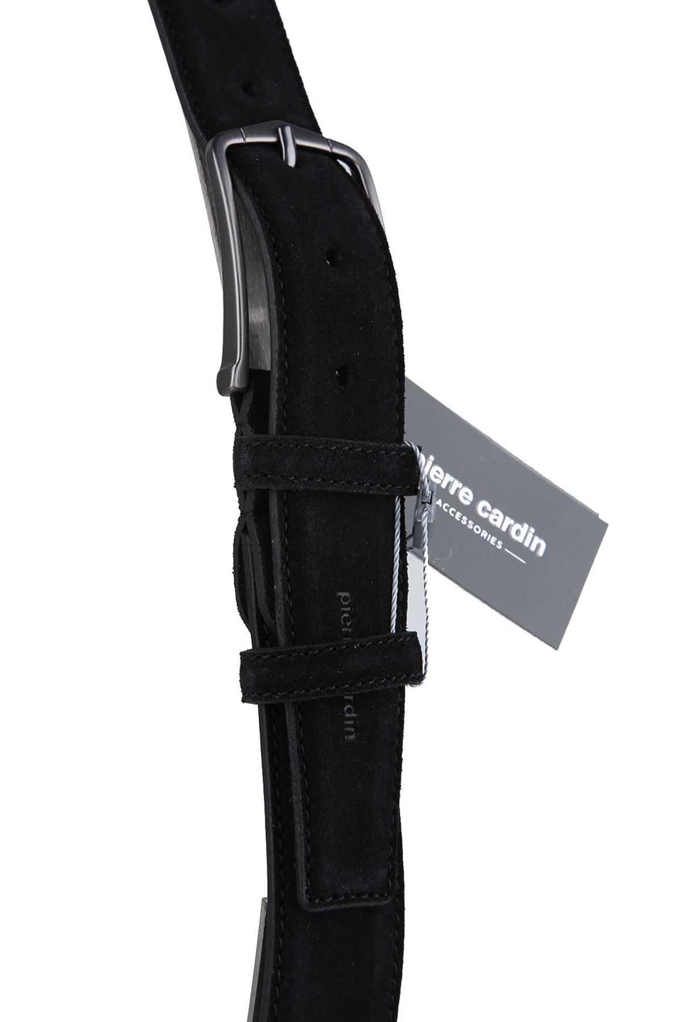 Pierre Cardin Süet Deri Siyah Kemer 2000S