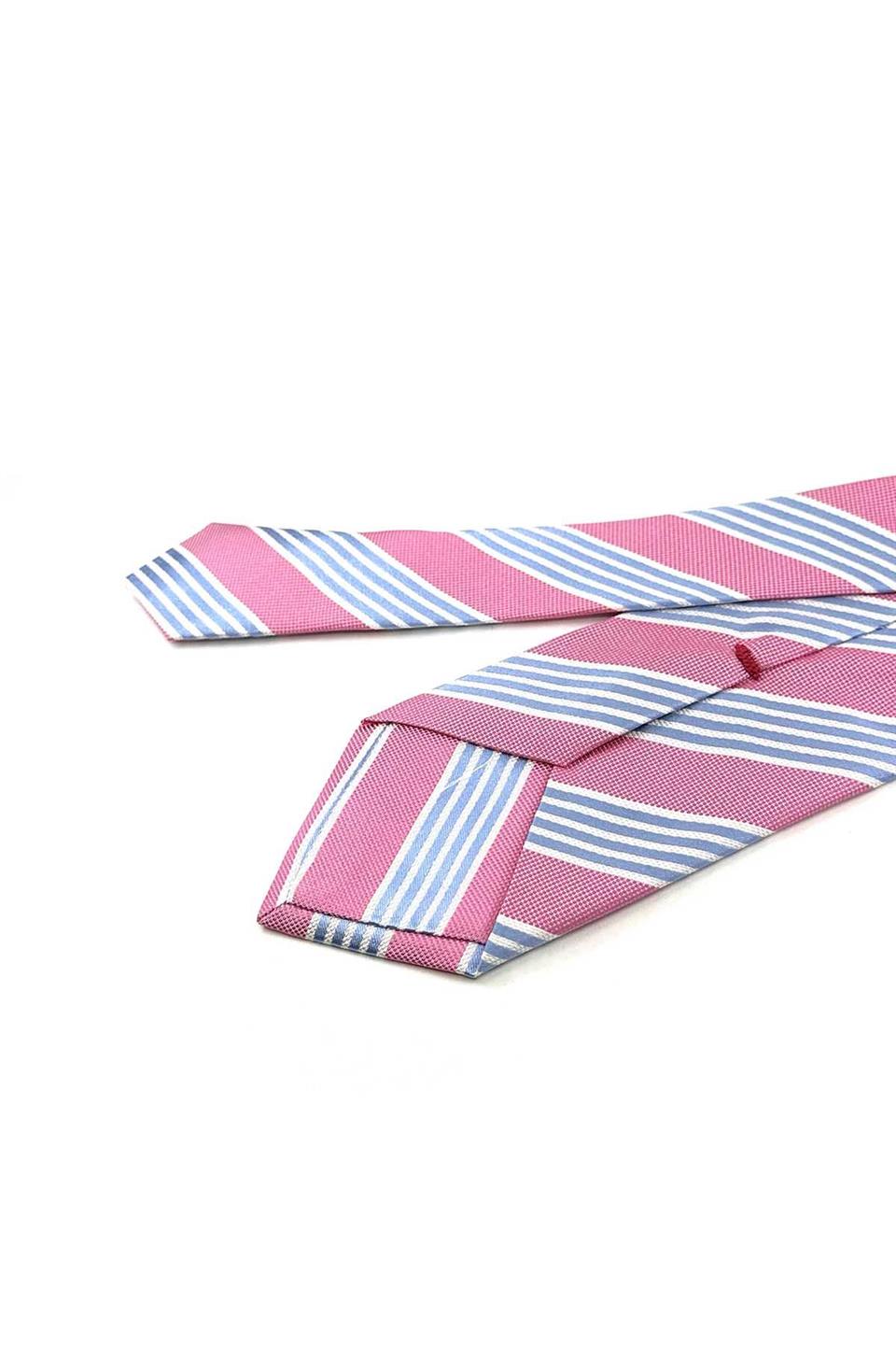 Pinzelli Style Pembe İtalyan İpek Kravat İK2110