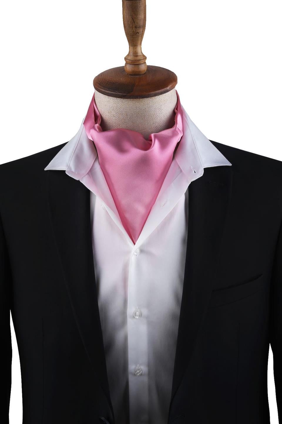Pudra Düz Ascot Fular K577