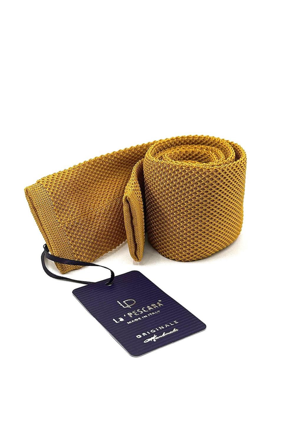 Safran Düz Örgü Kravat ÖR8349