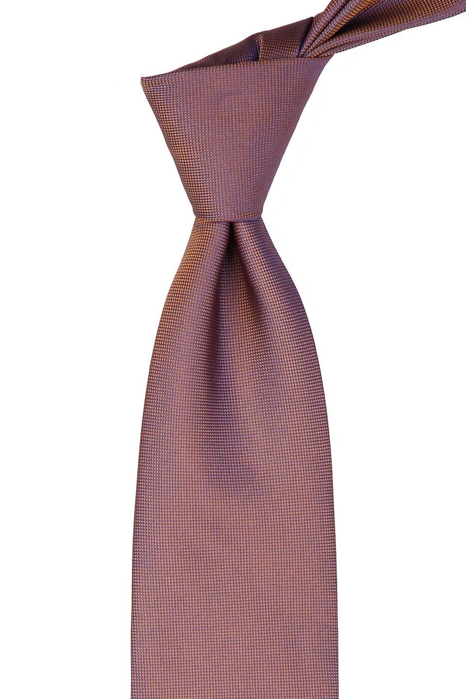 Safran Nokta Desen Mendilli Klasik Kravat KK4158