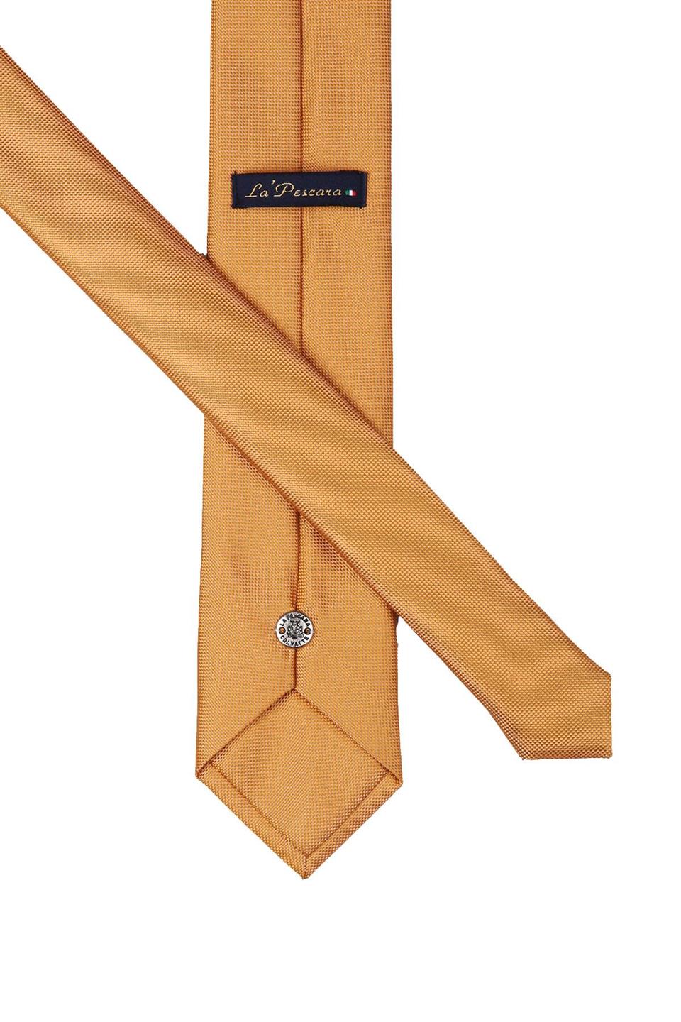 Sarı Nokta Desen Slim Kravat SK7587