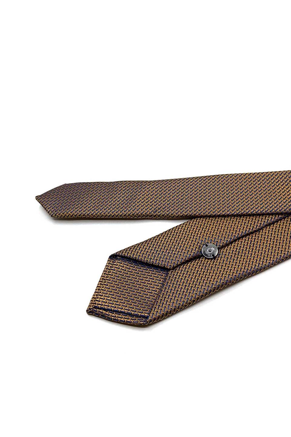 Sarı Nokta Desen Slim Kravat SK8005