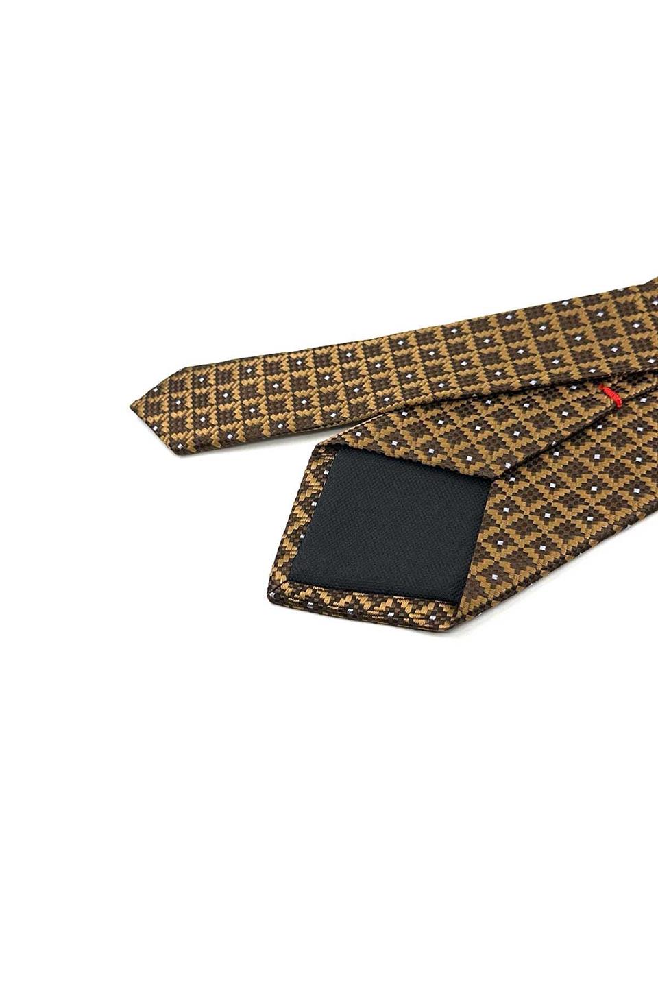 Scaldosole Style Kahve İtalyan İpek Kravat İK2109