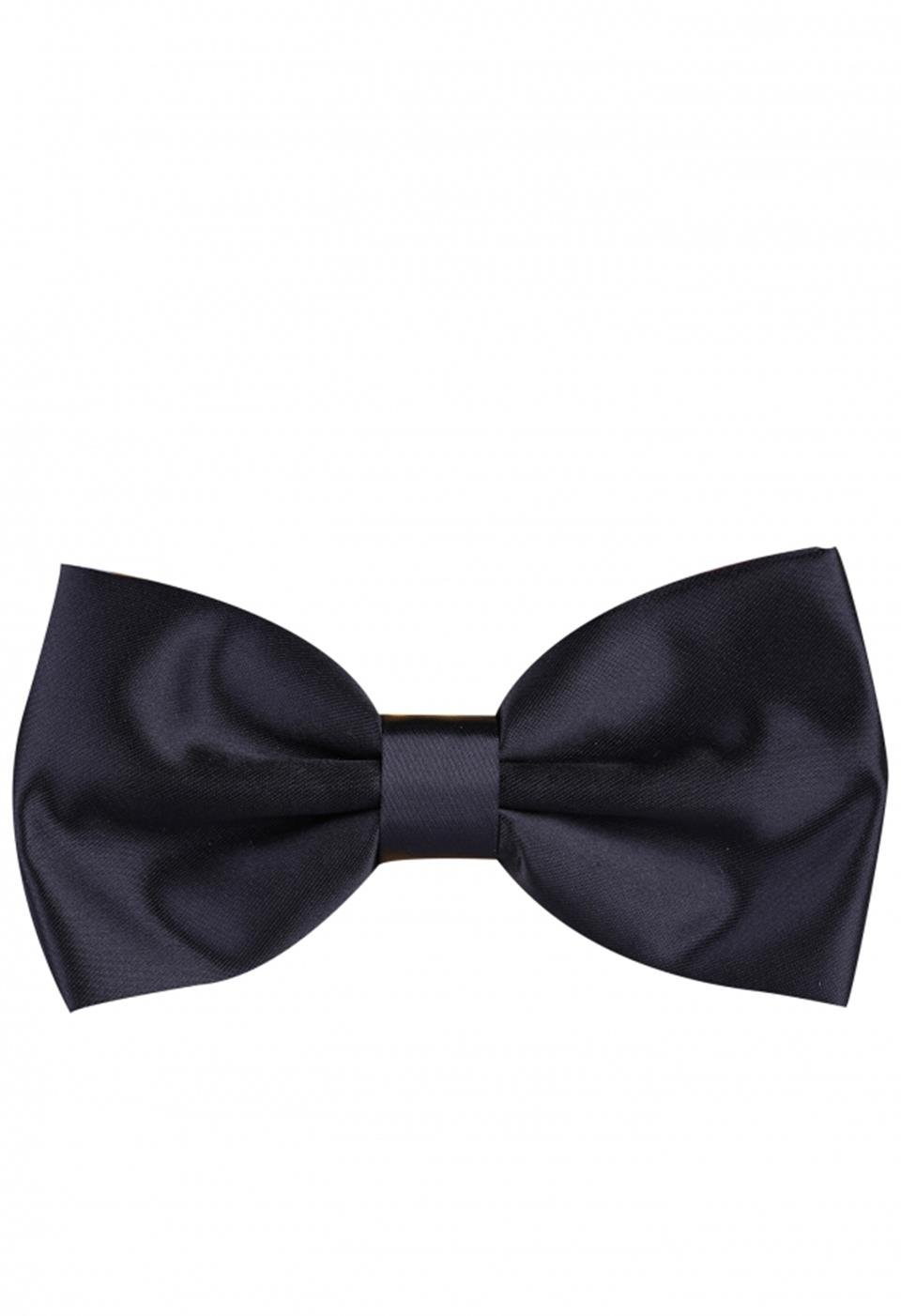 Siyah Büyük Saten Papyon SP16