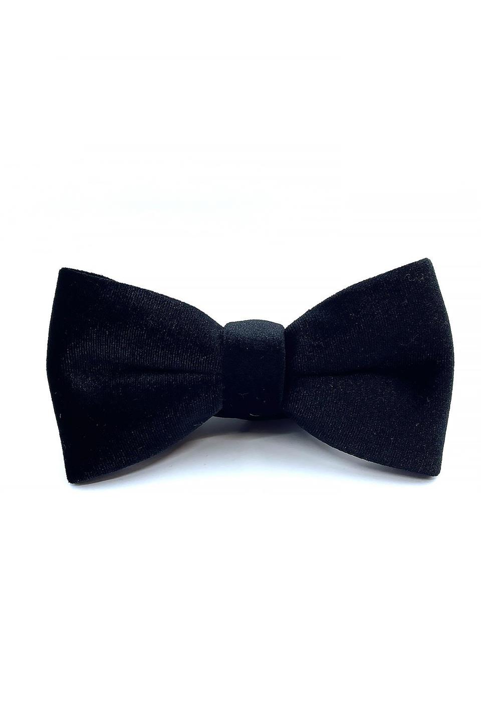 Siyah Kadife Papyon P1689