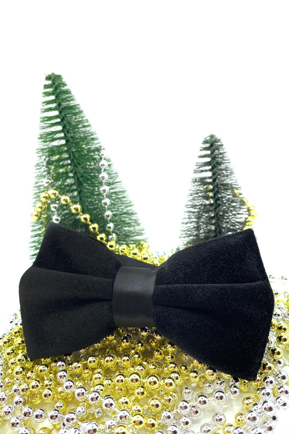 Siyah Kadife Papyon P498