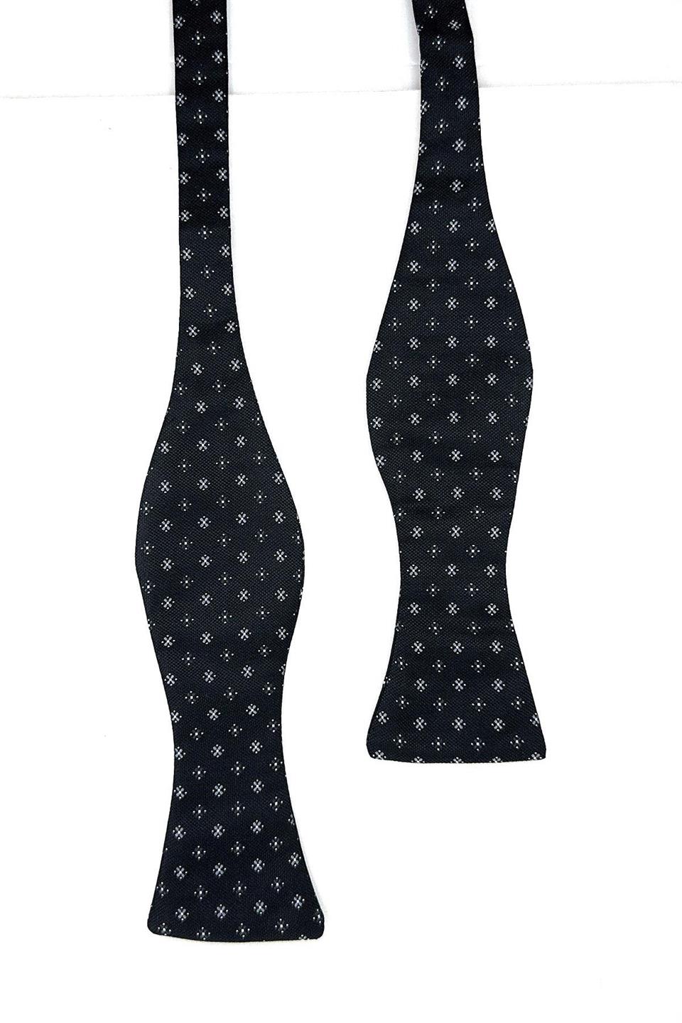 Siyah Küçük Desen Açık Papyon AP126