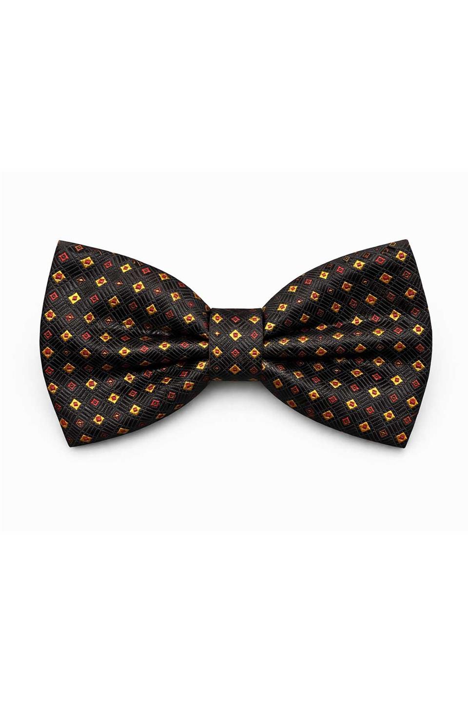 Siyah Küçük Desen Papyon P2022