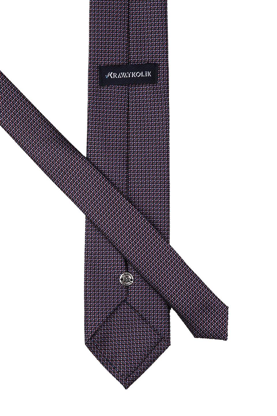 Siyah Nokta Desen Mendilli Klasik Kravat KK10102
