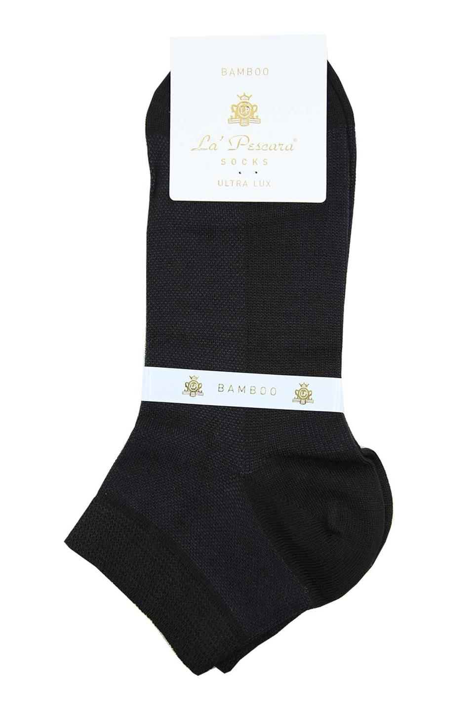 Lacivert Ultra Lüks Bambu Yarım Tekli Erkek Çorap CRP383