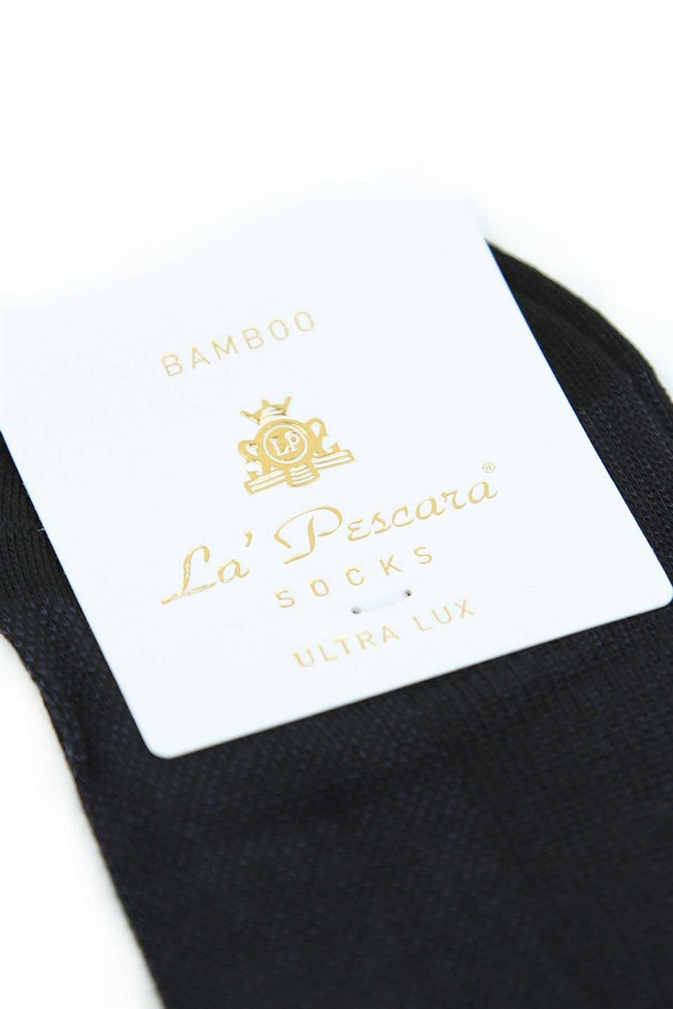 Lacivert Ultra Lüks Bambu Yarım Tekli Erkek Çorap CRP383