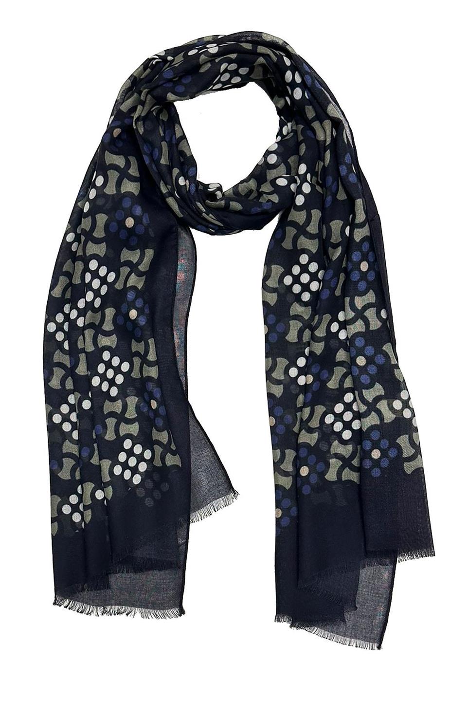 Spring Style Lacivert İtalyan Modal Kaşkol MDL04