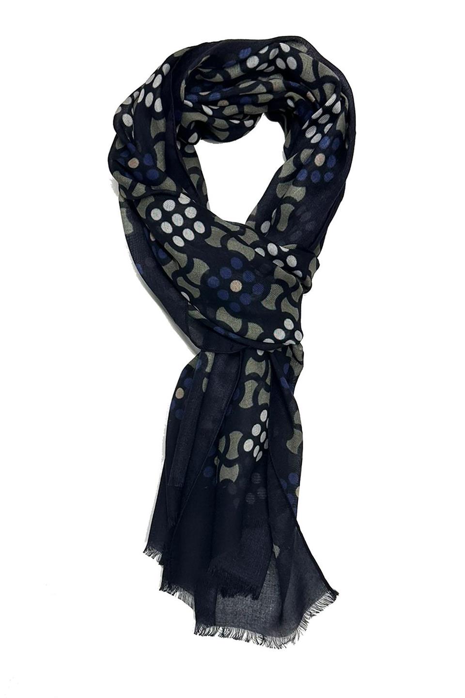 Spring Style Lacivert İtalyan Modal Kaşkol MDL04