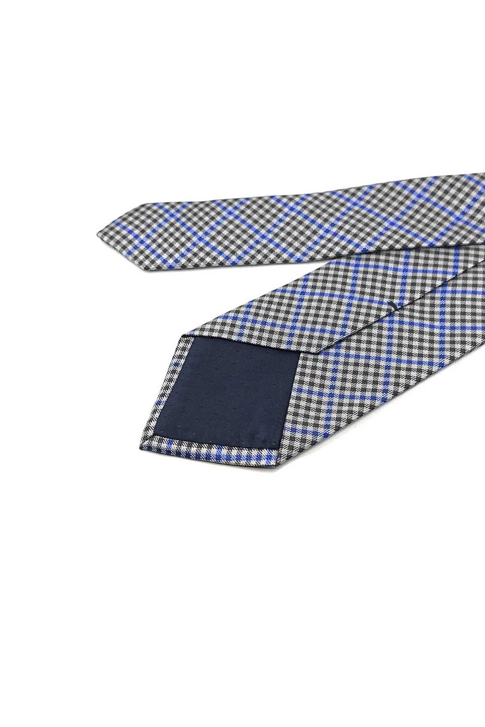 Tallano Style Gri İtalyan İpek Kravat İK2093