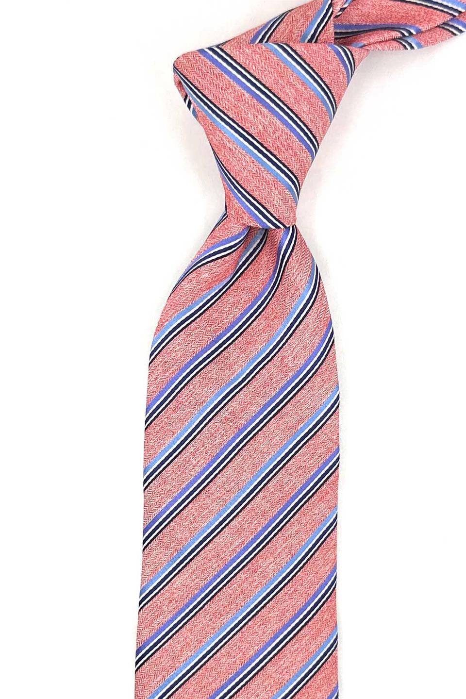 Tolla Style Nar Çiçeği İtalyan İpek Kravat İK2106