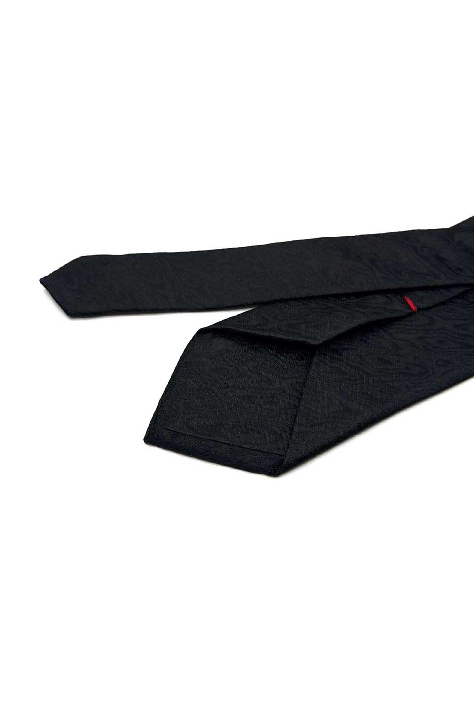 Trevenzulo Style Siyah Kendinden Desen İtalyan İpek Kravat İK1889