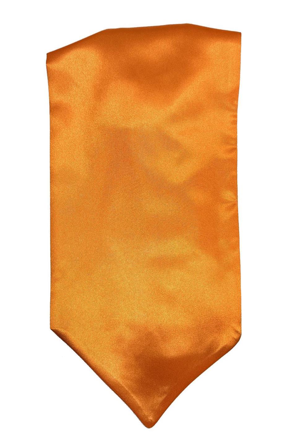 Turuncu Düz Ascot Fular K579