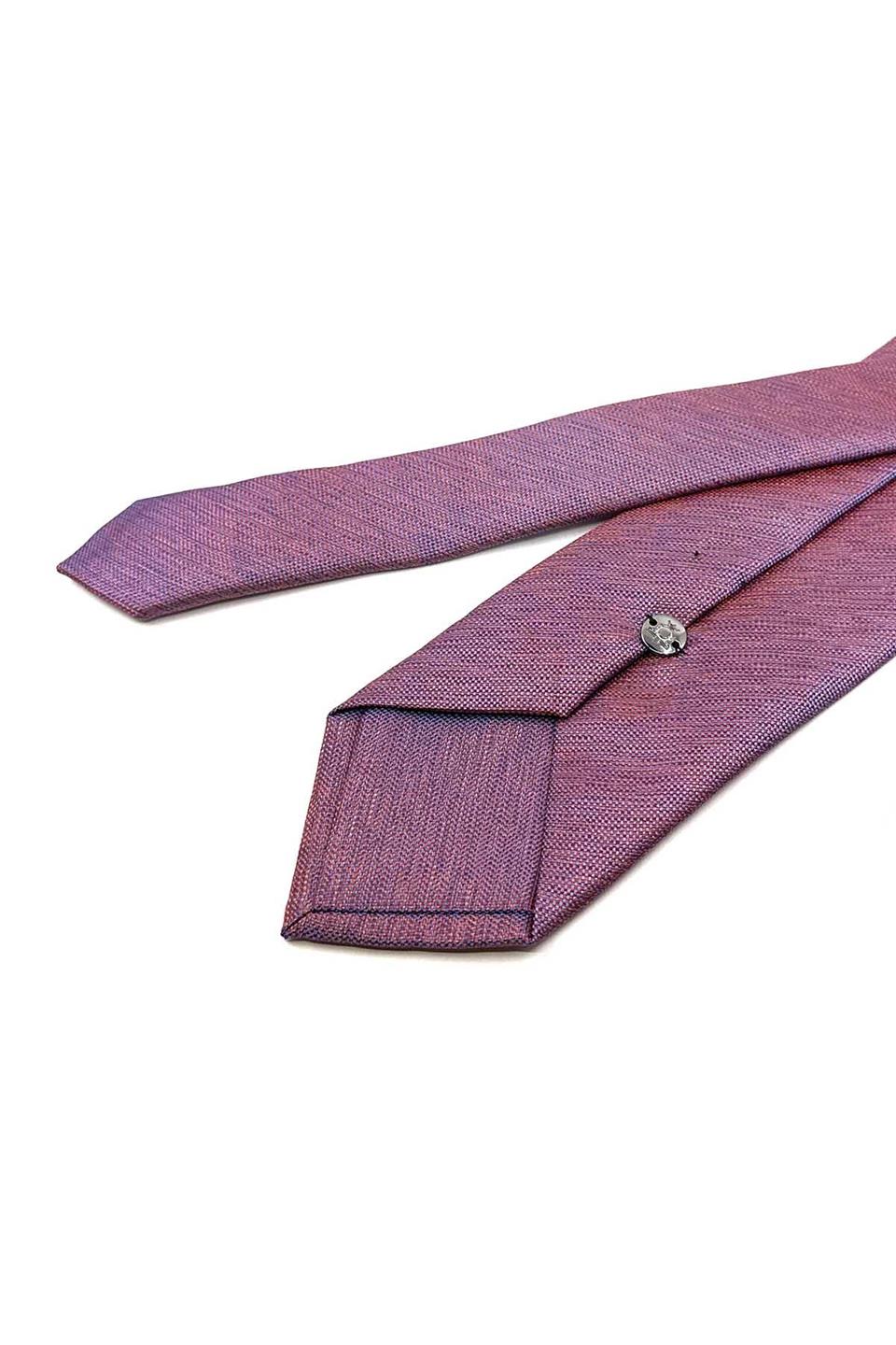 Turuncu Kum Desen Mendilli Klasik Kravat KK12343