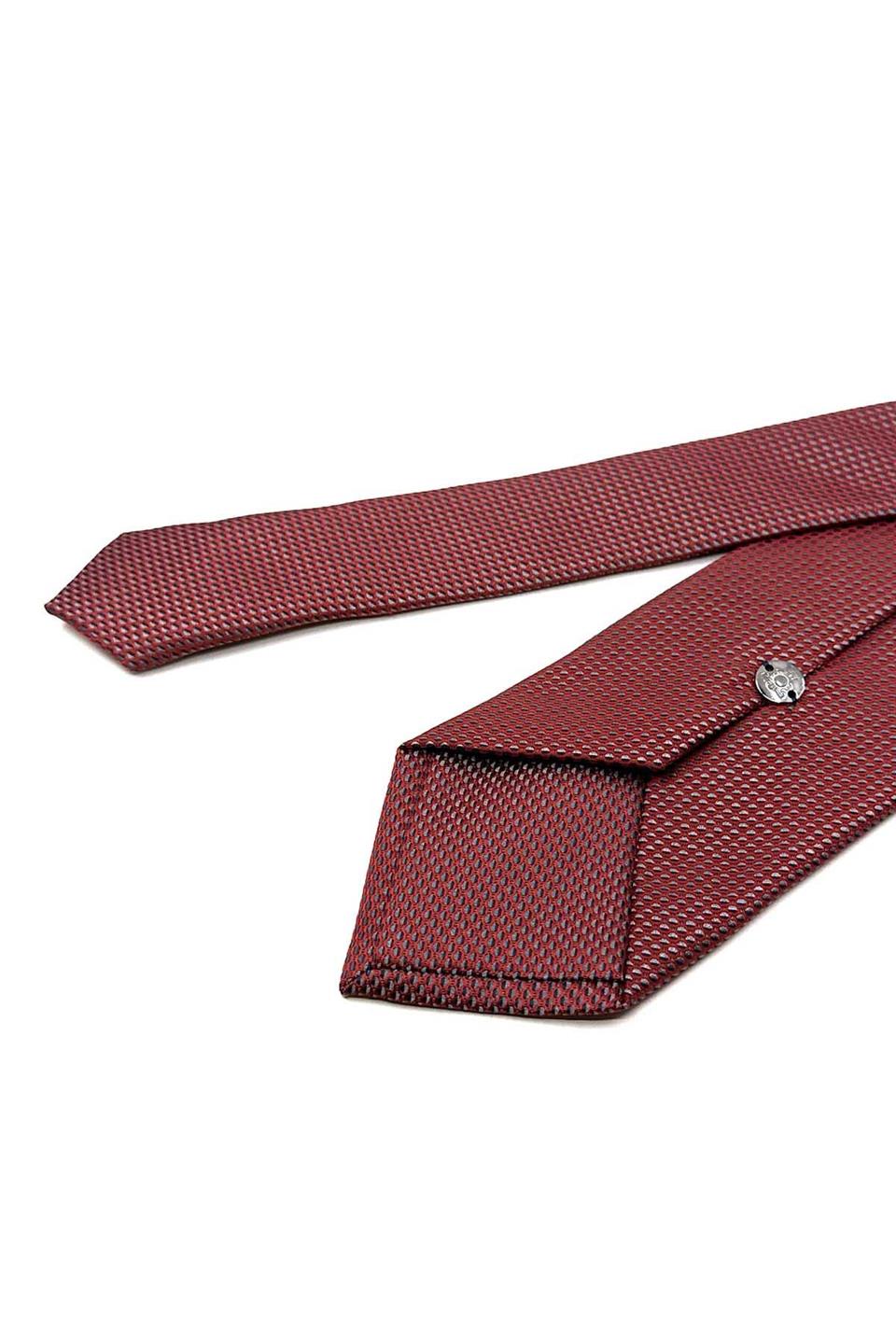 Turuncu Nokta Desen Mendilli Klasik Kravat KK12535