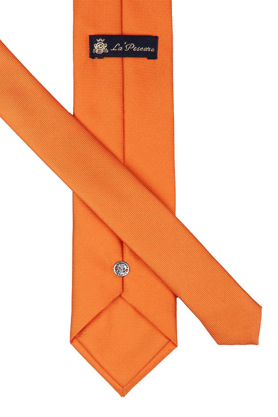Turuncu Nokta Desen Mendilli Klasik Kravat KK9205