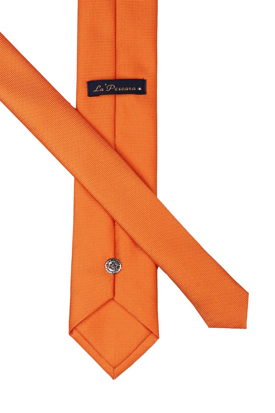 Turuncu Nokta Desen Slim Kravat SK7593