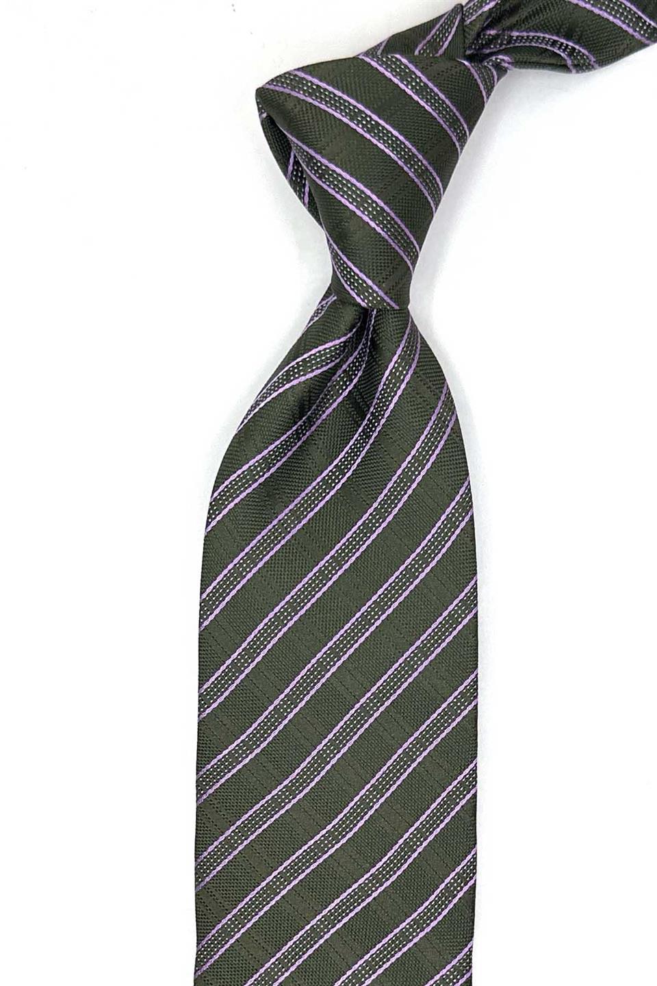 Ucciani Style Yeşil İtalyan İpek Kravat İK2205