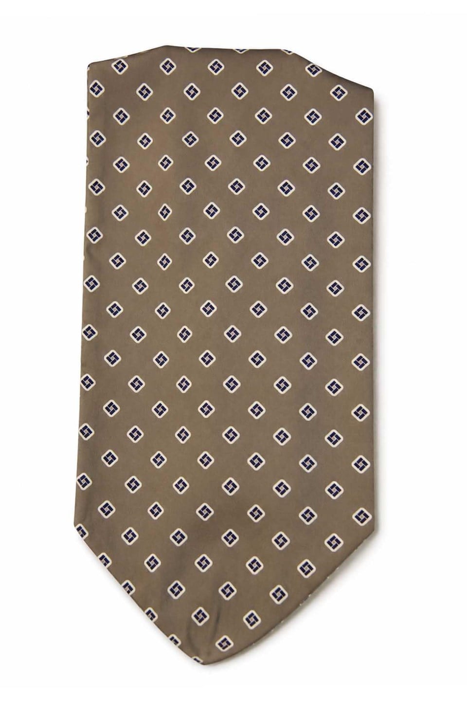 Vizon Küçük Desen Ascot Kravat K687