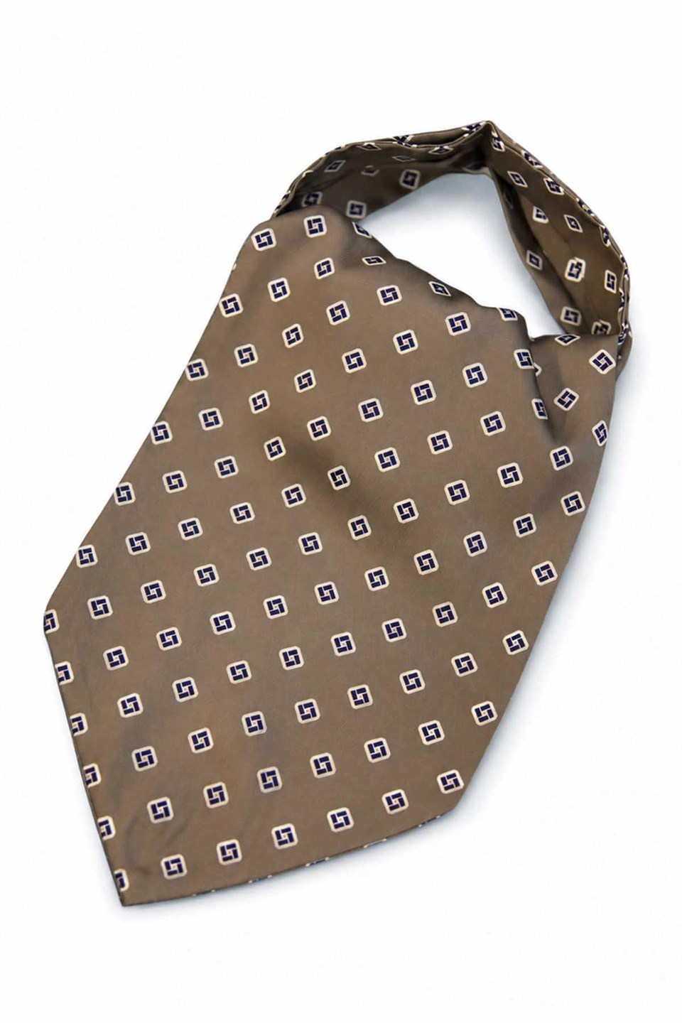 Vizon Küçük Desen Ascot Kravat K687