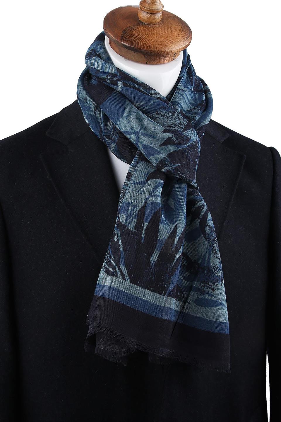 Wooster Style Lacivert İtalyan Modal Kaşkol MDL02