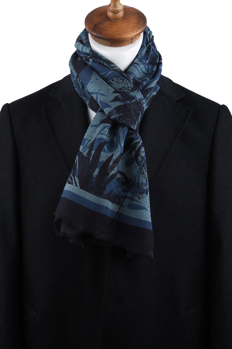 Wooster Style Lacivert İtalyan Modal Kaşkol MDL02