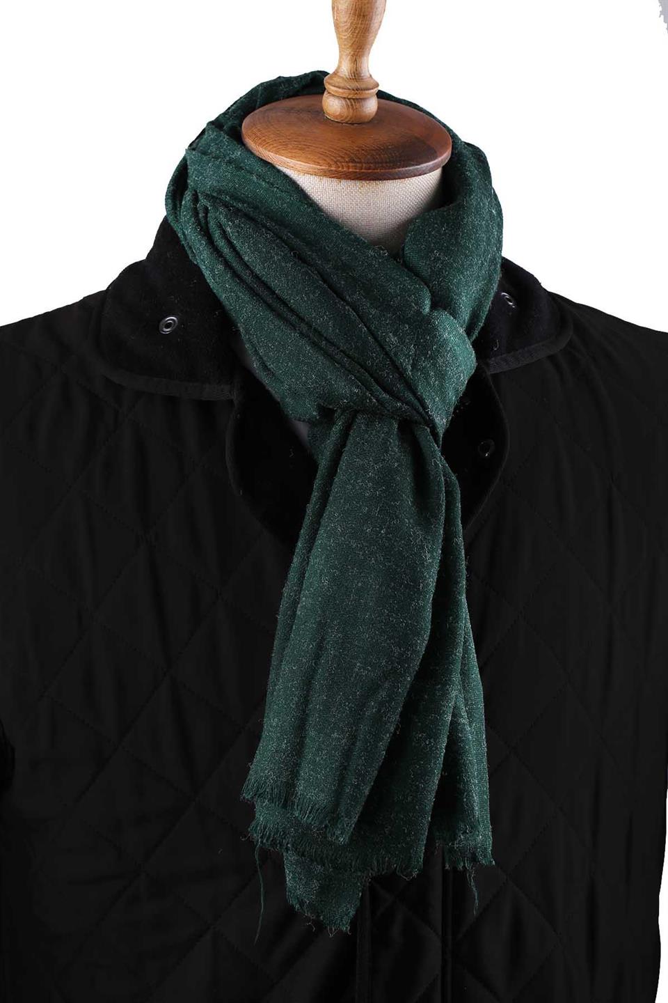 Yeşil Düz Unisex Şal Kaşkol K639