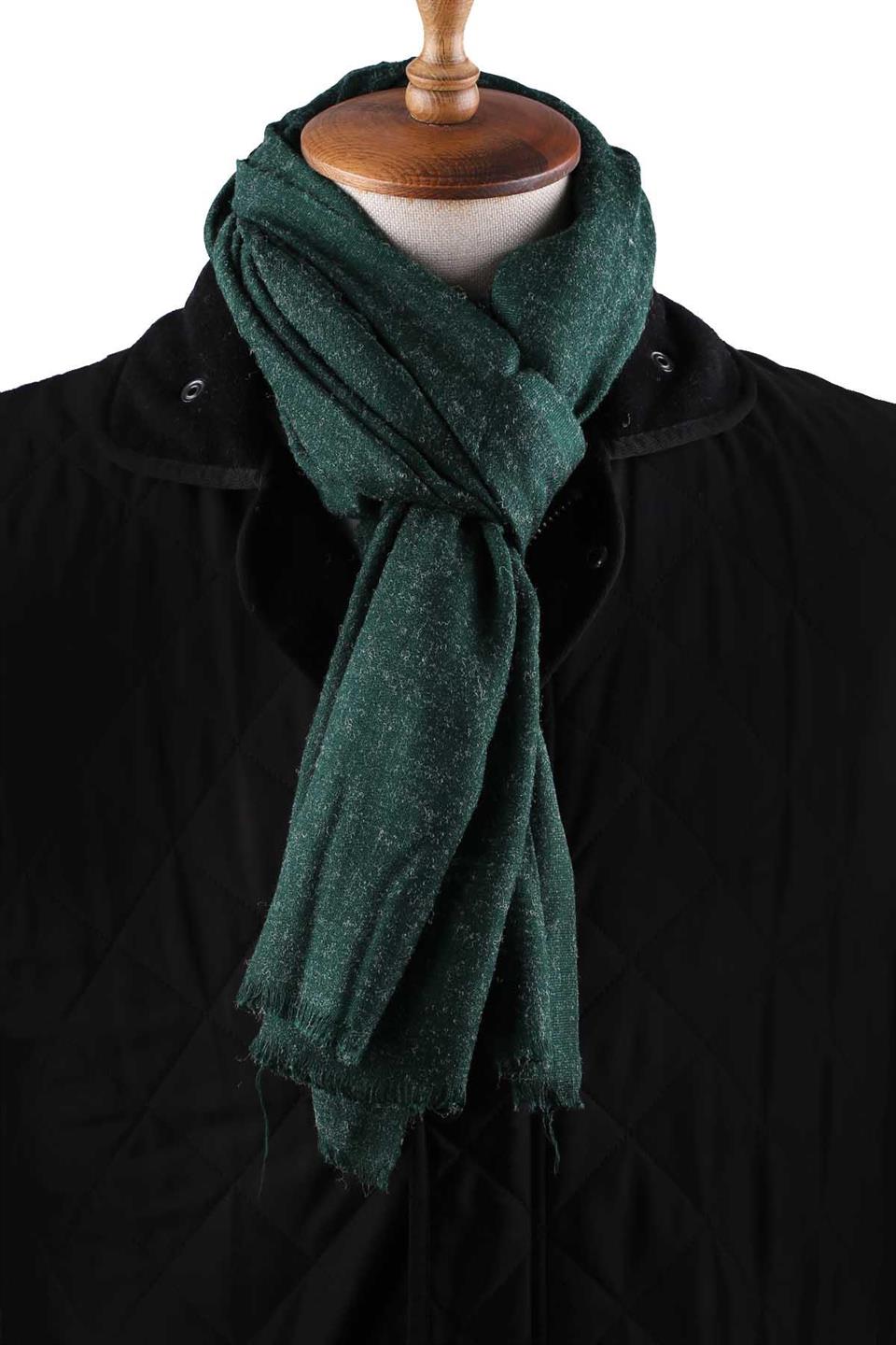 Yeşil Düz Unisex Şal Kaşkol K639